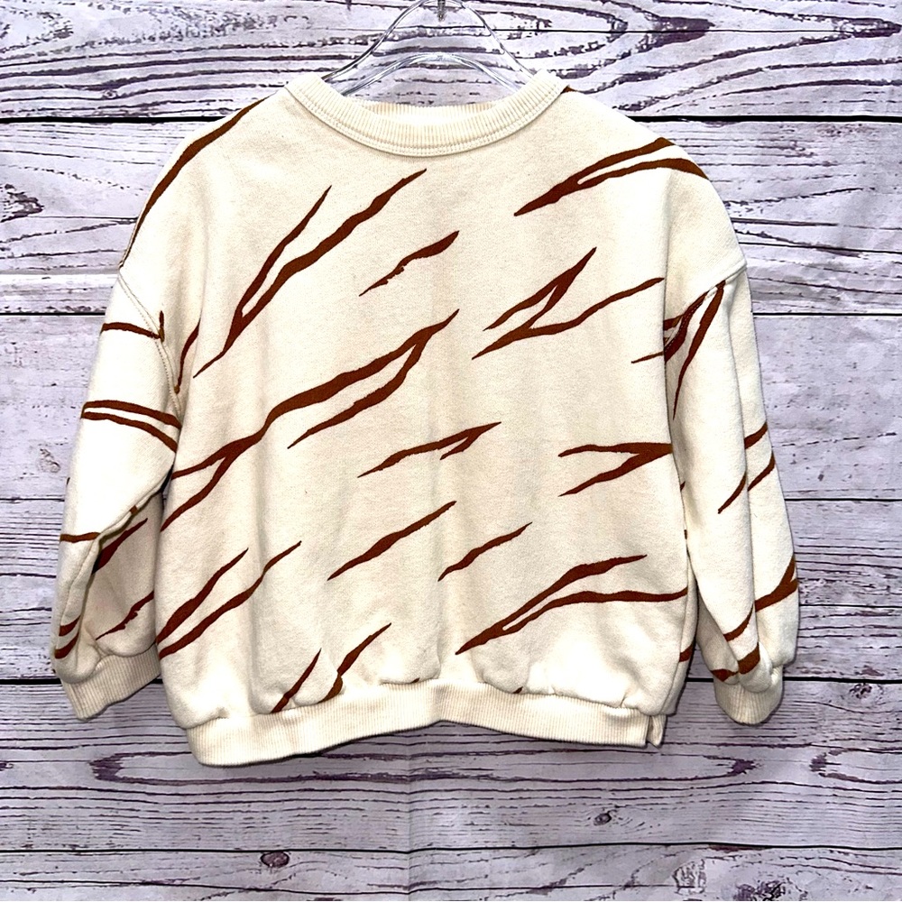 Zara Animal Print Sweatshirt Size 2-3